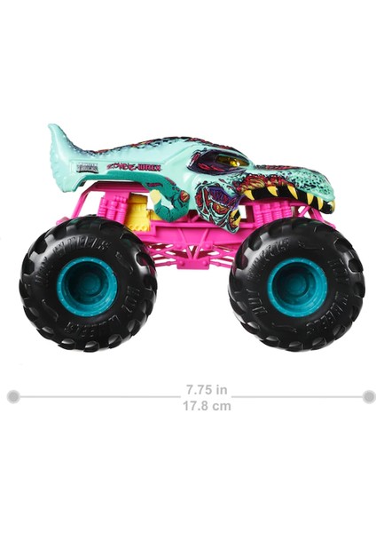 Monster Trucks 1:24 Zombie Wrex Kamyon FYJ83-GWL13 modelleri
