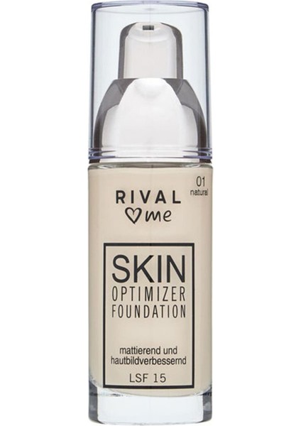 Loves Me Fondöten Skin Optimizer No:01 Natural 30 ml