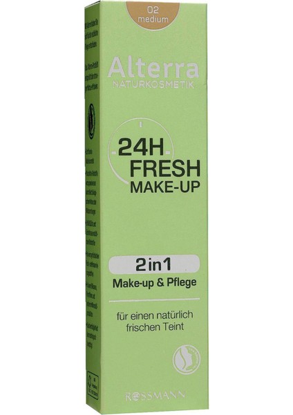 Fondöten 24 Fresh 02 Medium 30 ml