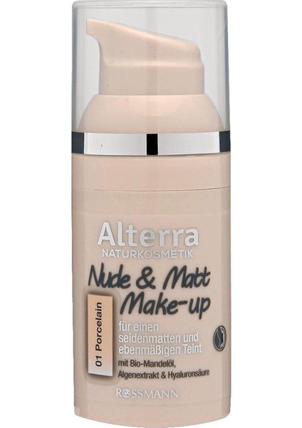 Mat Fondöten No:01 Porcelain 30 ml