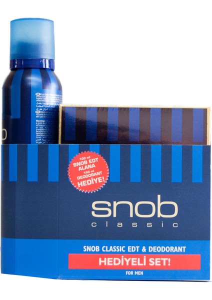 Sevgiliye Eşe Snob Edt 100 Ml+Deo