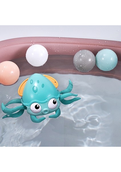 Clockwork Ahtapot Banyo Oyuncak Yeşil (Yurt Dışından)