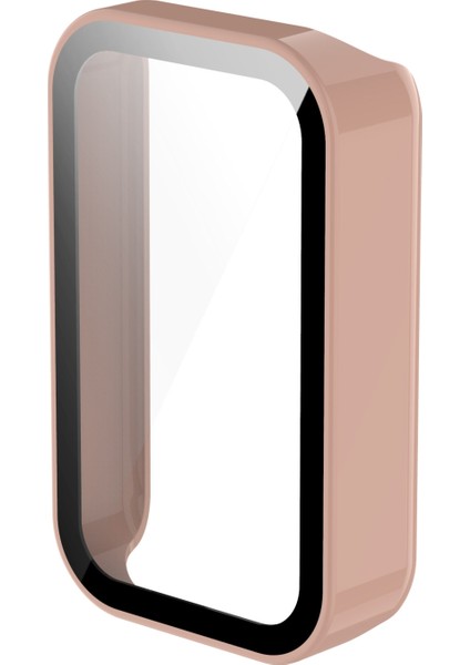 Xiaomi Redmi Smart Band Pro Için Pc + Temperli Gl Kılıf Pembe (Yurt Dışından)
