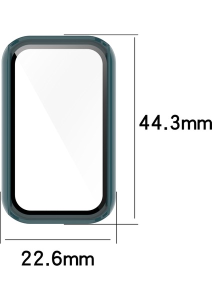 Xiaomi Redmi Smart Band Pro Için Pc + Temperli Gl Kılıf Pembe (Yurt Dışından)