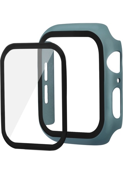 Hat-Prens Tam Kapsama Pc Kılıfı + Apple Watch Uyumlu Serisi Için Temperli Cam Koruyucu 5/4 44 mm Yeşil (Yurt Dışından) fiyatları