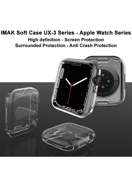 Imak Ux-3 Serisi Tpu Koruyucu Kılıf Apple Watch Uyumlu Series Için 7 45 mm (Yurt Dışından)