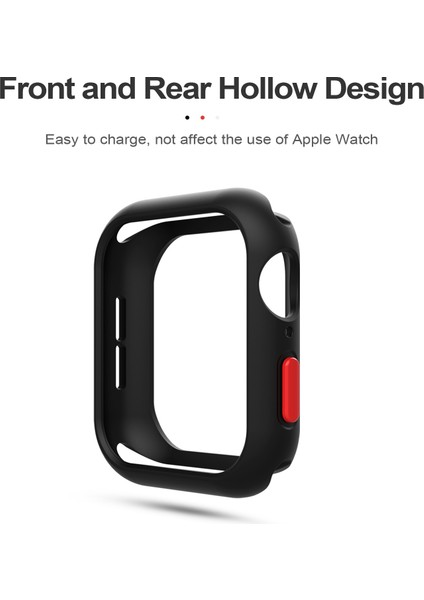 Silikon Çerçeve Koruyucu Kılıf Apple Watch Uyumlu Serisi 6 & Se & 5 & 4 44 mm Siyah (Yurt Dışından) fiyatları
