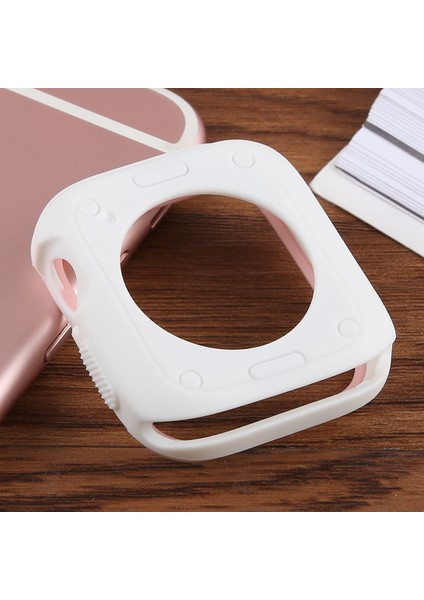 Silikon Tam Kapsama Kılıfı Apple Watch Uyumlu Serisi 5 & 4 40 mm Pembe (Yurt Dışından) modelleri