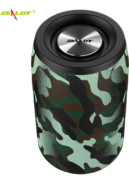 Zealot S32 Gri-Yeşil Kamuflaj Tws Bluetooth Taşınabilir (Yurt Dışından)