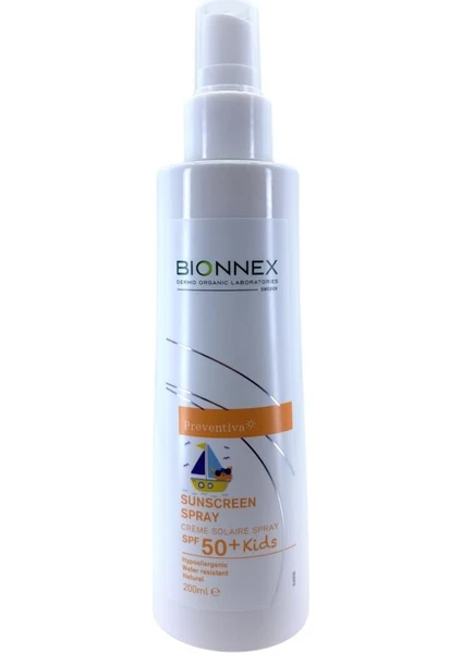 Bıonnex Preventiva Sunscreen Spray SPF50+ Kids 200 ml