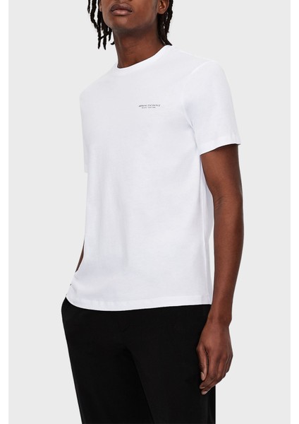 Pamuklu Regular Fit Bisiklet Yaka T Shirt Erkek T Shirt 8NZT91 Z8H4Z 1100