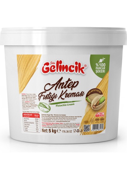 5 kg Antep Fıstığı Kreması