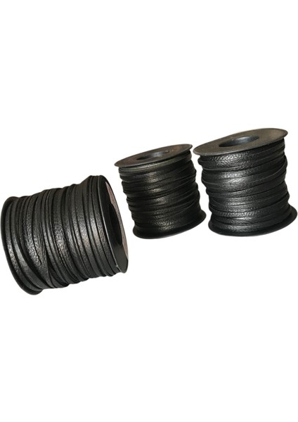 Gerçek Deri Ip - Sırım - Deri Biye - 3 mm Deri Ip - 30 Metre indirimleri