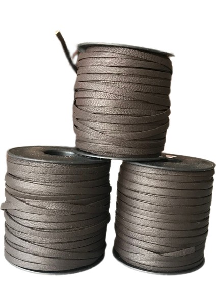 Gerçek Deri Ip - Sırım - Deri Biye - 5 mm Deri Ip - 50 Metre fiyatları
