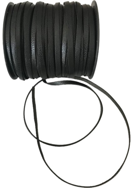 Gerçek Deri Ip - Sırım - Deri Biye - 5 mm Deri Ip - 50 Metre