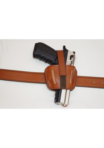 Glock, Canik TP9, Sar9, SA XD, HS, Zigana T, Zigana Sport. Girsan MC, Sig Sauer Deri Tabanca Kılıfı K-A-034-T fiyatları