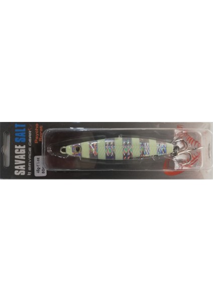Psycho Sprat 45 gr 80 mm Suni Yem - Glow Zebra