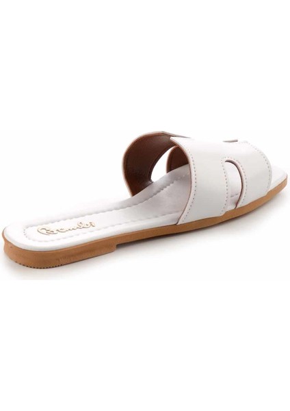 Beyaz Kadın Terlik Yüksek Topuklu Hafif ve Şık Tasarım İçin Uygun fırsatları