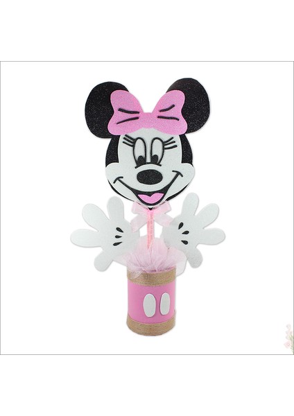 Minnie Mouse Masa Süsü, 45CM x 20CM - Pembe