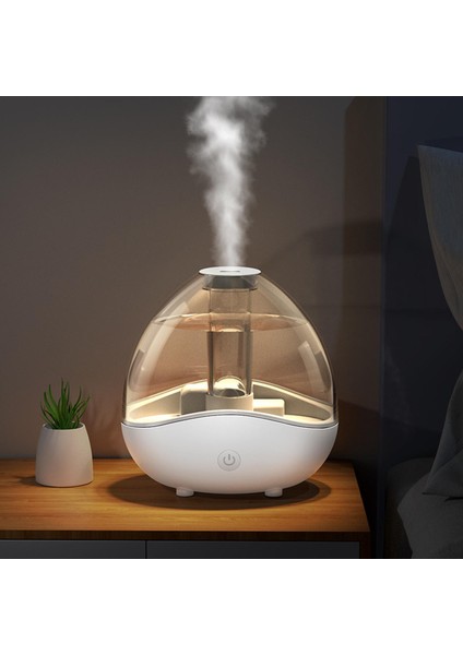 Ultrasonik Hava Nemlendirici Aromaterapi Difüzör USB Şarj Edilebilir Mist Maker Beyaz (Yurt Dışından)