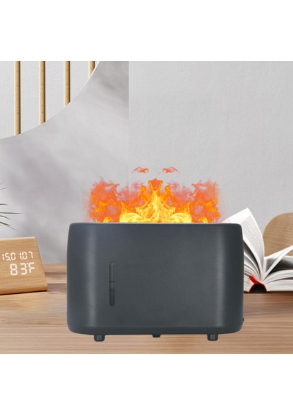 Alev Hava Nemlendirici Difüzör Nightlight Mist Maker Arıtma Ofis Araba Gri (Yurt Dışından) fırsatları