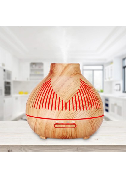 Sisleyici Mist Maker Yağı Difüzör Temel LED Sığ (Yurt Dışından)