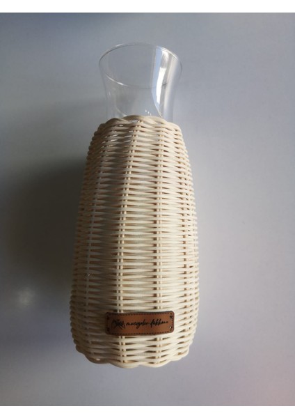 Rattan Bambu Özel Deri Etiketli Vazo fırsatları