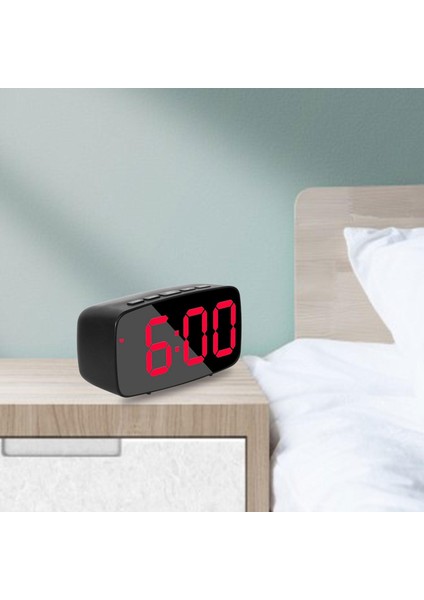 LED Çalar Saat 2 Seviye Parlaklık Pil / Eklenti Yaşlı Sıcaklık Kırmızı Işık (Yurt Dışından) modelleri