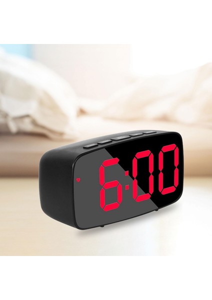 LED Çalar Saat 2 Seviye Parlaklık Pil / Eklenti Yaşlı Sıcaklık Kırmızı Işık (Yurt Dışından) indirimleri