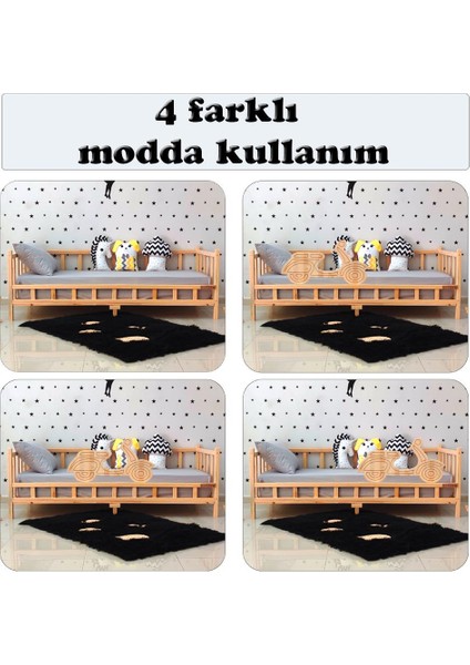 Motosikletli Montessori Yatak Premium Çocuk Karyola