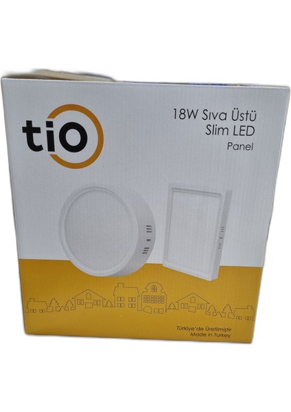 Tıo Led Downlıght Sıva Üstü 18W 1260LM 4000K Yuvarlak IP40(GÜN Işığı)