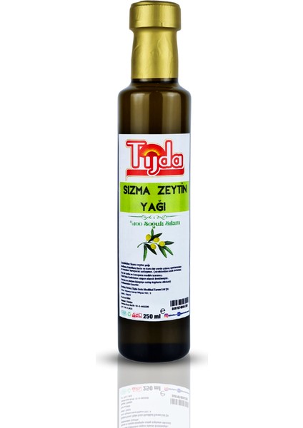 Sızma Zeytin Yağı ( %100 Soğuk Sıkım ) 250 ml