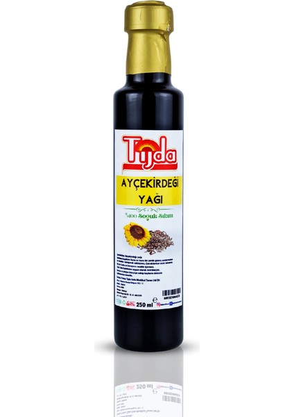 Ay Çekirdeği Yağı ( %100 Soğuk Sıkım ) 250 ml