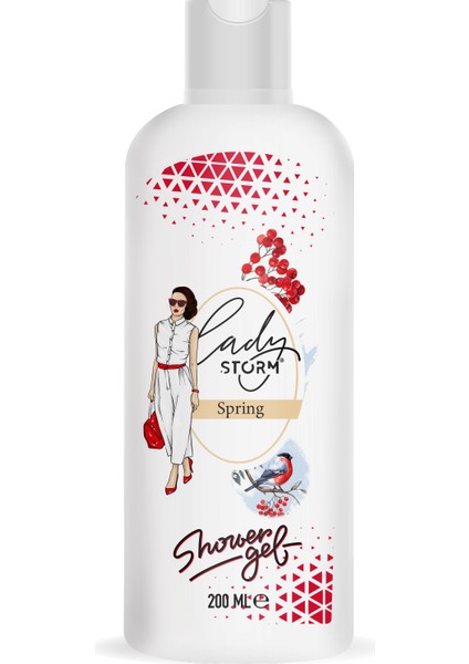 Lady Storm Women Spring Body Duş Jeli 200 ml