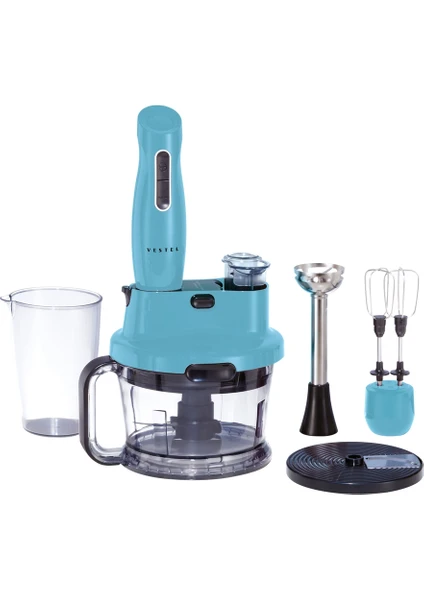 Retro Düş Mavisi Multi Blender Set