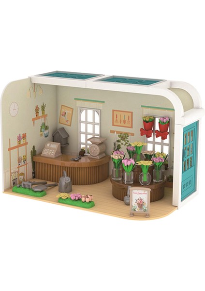 Simülasyon Mağazası Dollhouse Model Dollhouse Dekor Aksesuar Gençler Çocuklar Için Çiçekçi (Yurt Dışından)