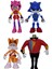 Udatoys Metal Sonic Amy Tails Dr Ivo 4lü Sonik Figür Oyuncak Seti 2