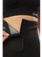 Kadın Yüksek Bel Agraflı Sauna Fit Tayt - 1. Kalite Polymer Kumaş 5
