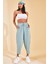 Mint Yeşili Beli Lastikli Slouchly Pantolon 2YXK5-46168-58 1