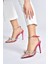 Fuşya Şeffaf Kadın Topuklu Ayakkabı K654051223 5
