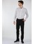 Slim Fit Dar Paça Normal Bel Siyah Erkek Pantolon 00536210 4