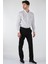 Slim Fit Dar Paça Normal Bel Siyah Erkek Pantolon 00536210 5