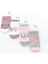 4 Lü Darlene Flamingo Desenli Kız Çocuk Patik Çorap 1