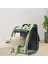 Pet Home Ldlc QS-027 Şeffaf Pvc Oxford Bez Sırt Çantası Pet Köpek Kedi Omuzları Çanta Seyahat Pet Taşıyıcı - Yeşil (Yurt Dışından) 4