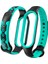 For Xiaomi Mi Band 6 Two-Color Silicone Breathable Replacement Watchbands(Black+Sky Blue) (Yurt Dışından) 1