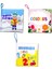 3 Kitap Tox Ingilizce Kışlık Giysiler , Renkler ve Rakamlar Kumaş Sessiz Kitap E124 E129 E128 - Bez Kitap , Eğitici Oyuncak , Yumuşak ve Hışırtılı 1