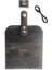 Deri Mıknatıslı Çanta Kapağı - Cep Telefonu Kapağı 14X12 cm Crazy Gri 1