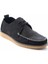 Siyah Nubuk Leather Erkek Casual Ayakkabı E018100777 3