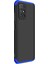 Xiaomi Redmi 10 Kılıf Double Dip 360 Protective Siyah Mavi 2
