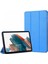 Samsung Galaxy Tab A8 X200 Kılıf Slim Translucent Back Smart Cover Mavi 1